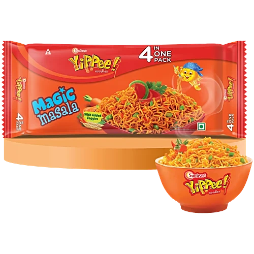 Sunfeast YiPPee! Magic Masala Instant Noodles, (280 g) MRP.60/-