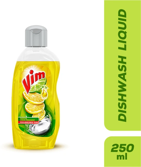 Vim Dish Cleaning Gel  (Lemon, 250ML) MRP.60/-