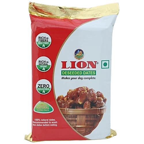 Lion Dates/Kharjura - Deseeded, 500 g MRP.158/-