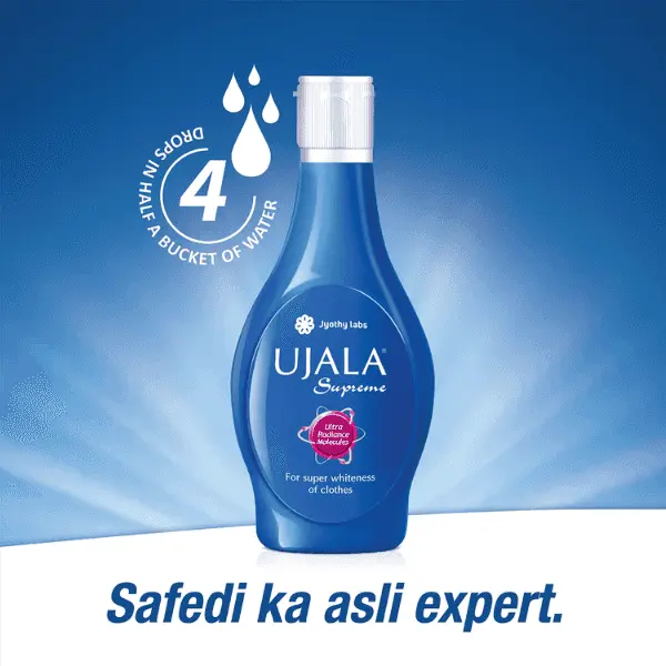 Ujala Supreme Fabric Whitener (250 ml) MRP.85/-