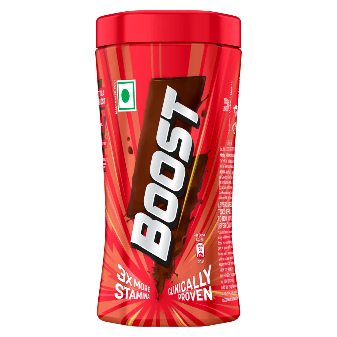 Boost - Sports Nutrition Drink 500gm Pet Jar (MRP.240/-)