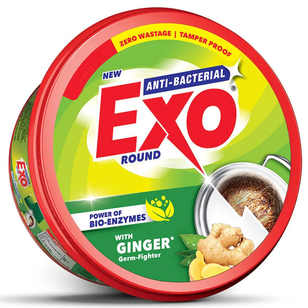 Exo Touch & Shine Ginger Twist Anti-Bacterial Dishwash Bar 250 g (MRP.29/-)